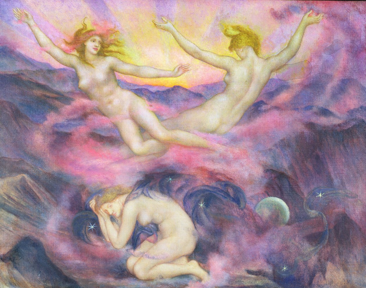 Natt og daggry av Evelyn De Morgan