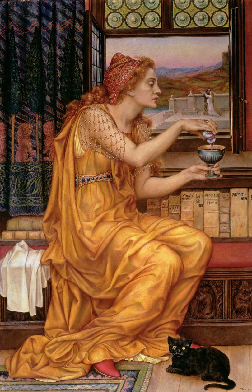 The Love Potion, 1903 av Evelyn De Morgan