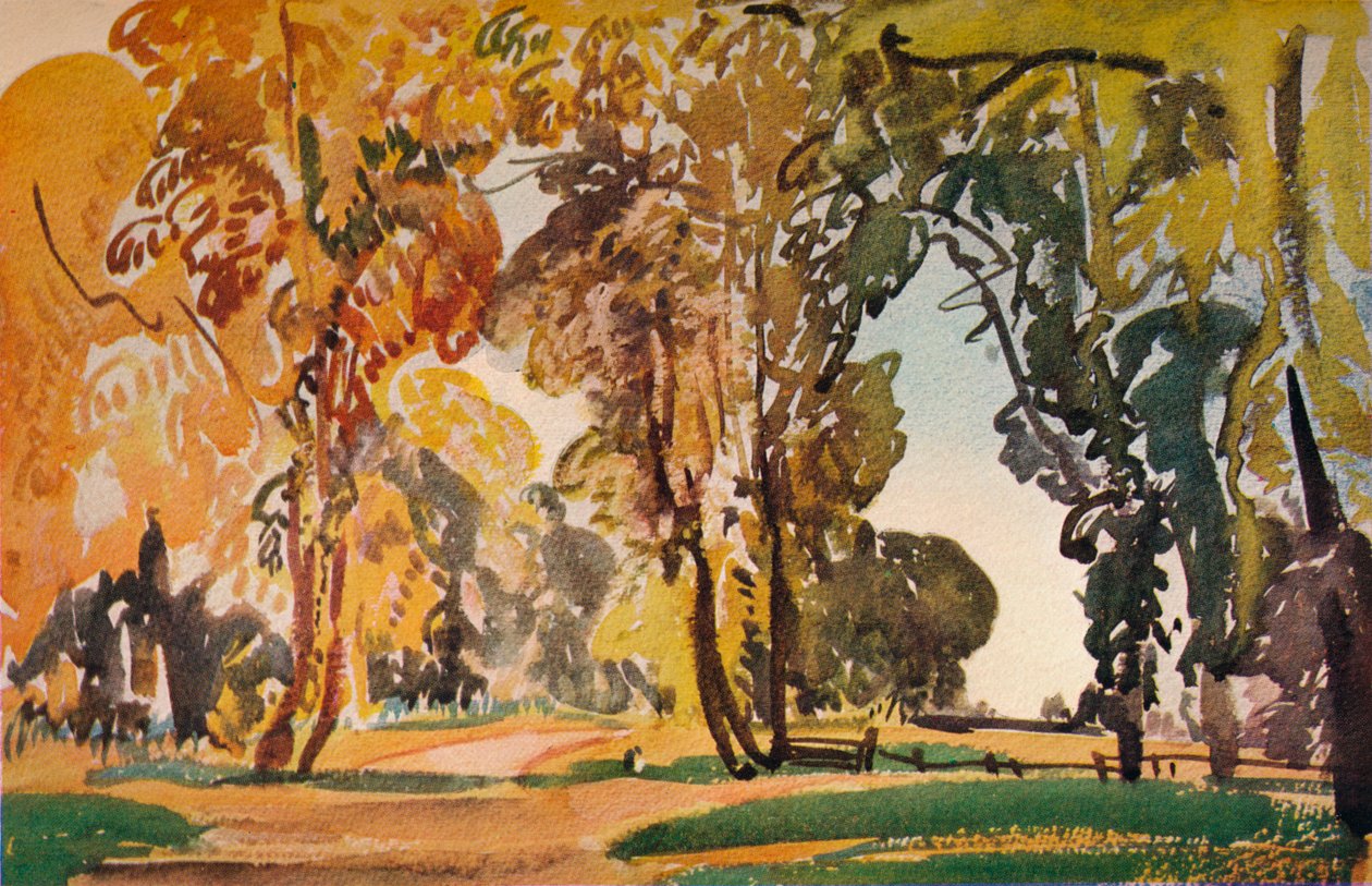 Betchworth Lane, oktober 1917. av Evelyn Cheston