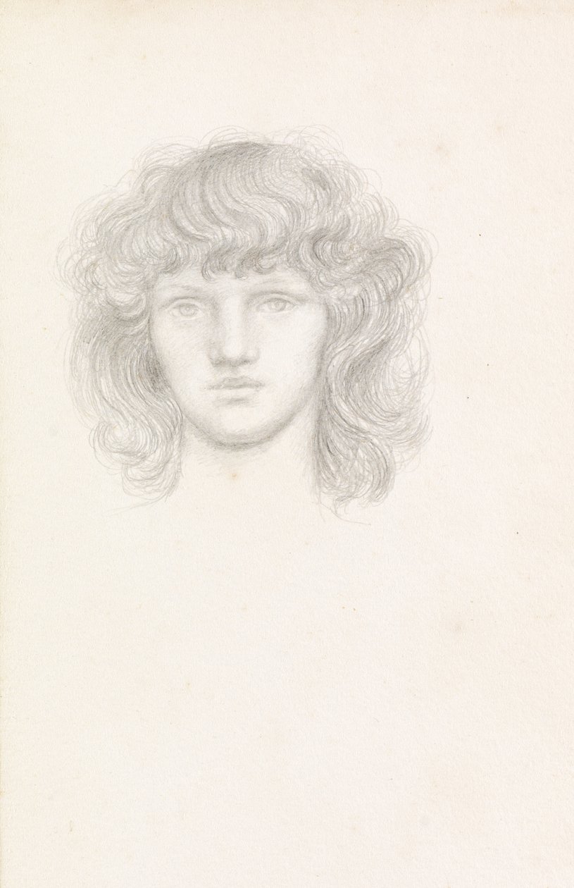 Hodet til en jente av Evelyn De Morgan