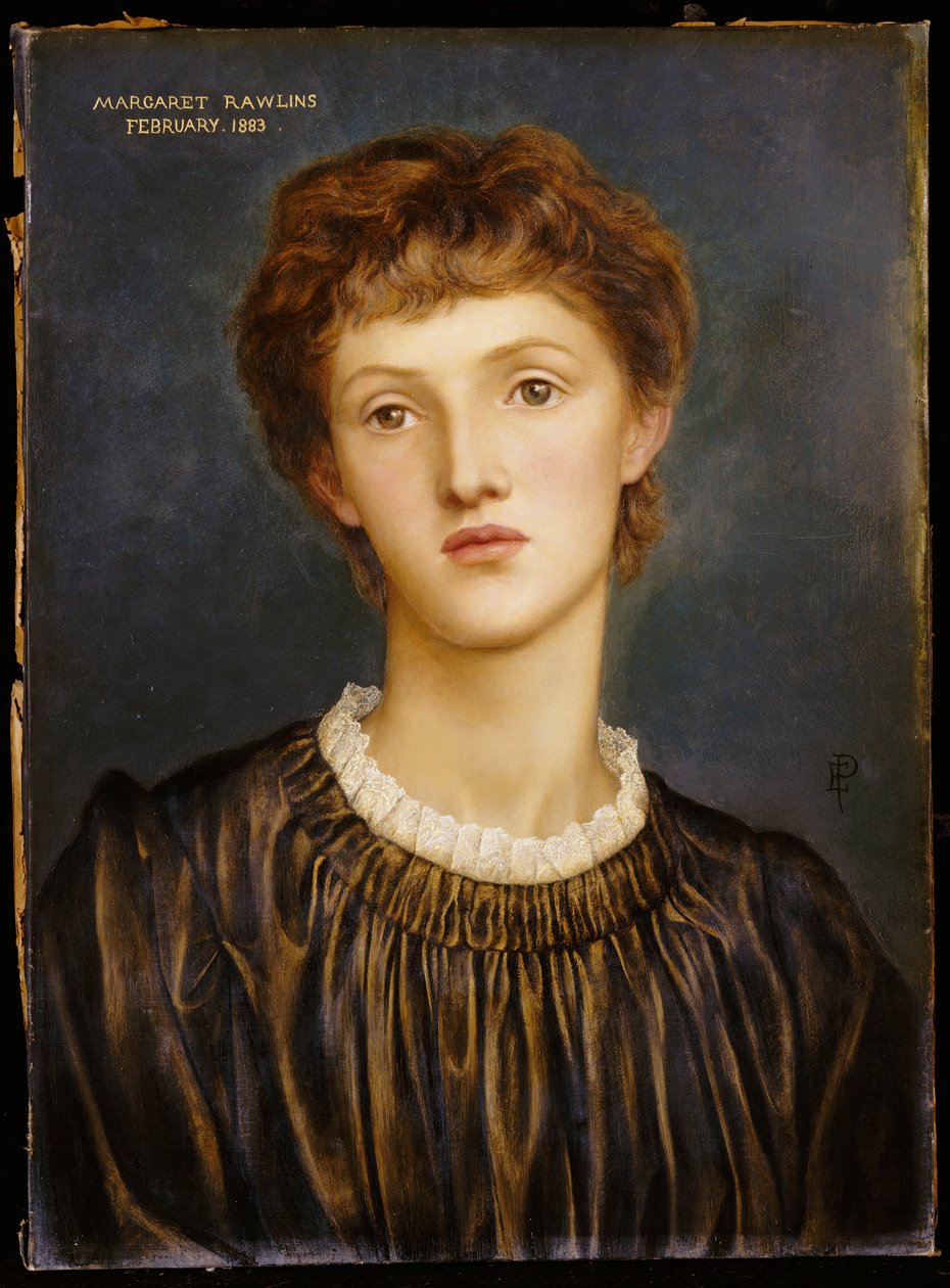 Portrett av Margaret Rawlins, 1883 av Evelyn De Morgan