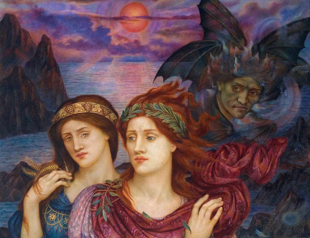 Prerafaelittiske malerier: Visjonen av Evelyn De Morgan
