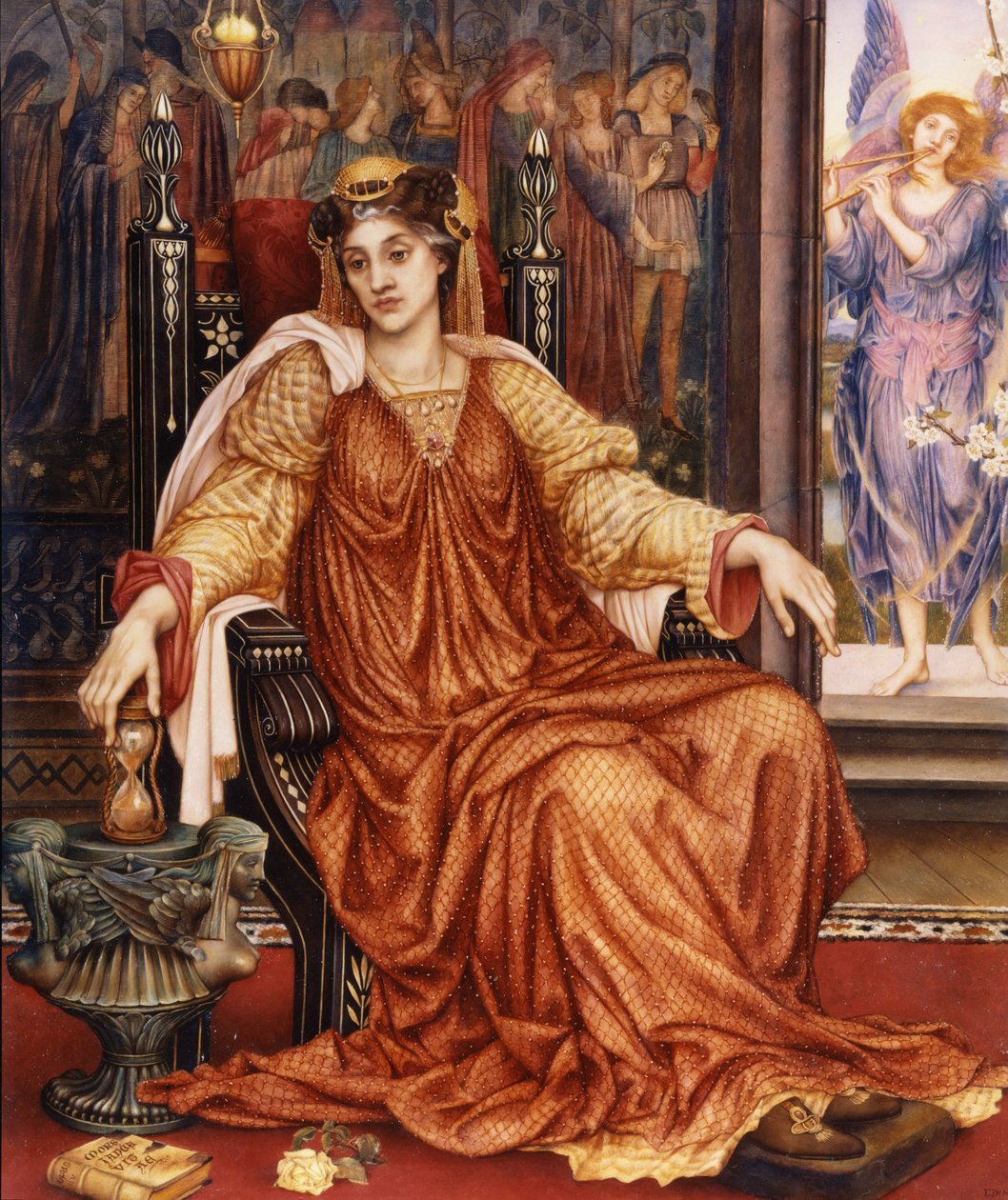 Timeglasset, 1904 (for studie se 84798) av Evelyn De Morgan