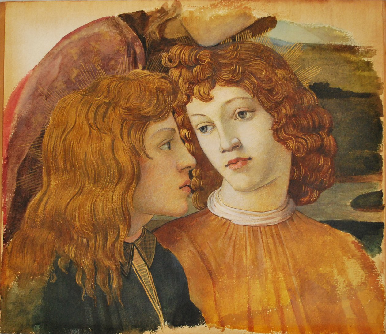 "Madonnaen til Magnificat" av Evelyn De Morgan