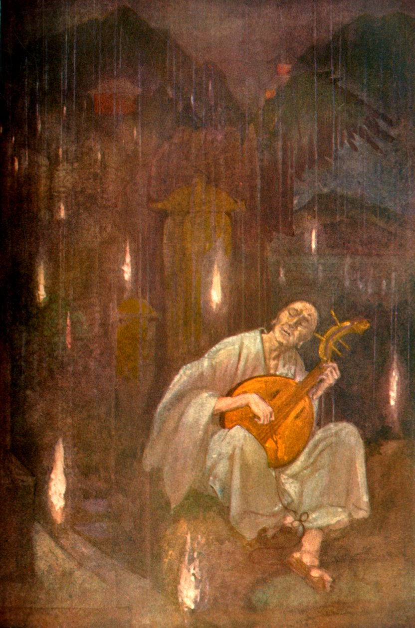 'Hoichi-the-Earless', 1912. av Evelyn Paul