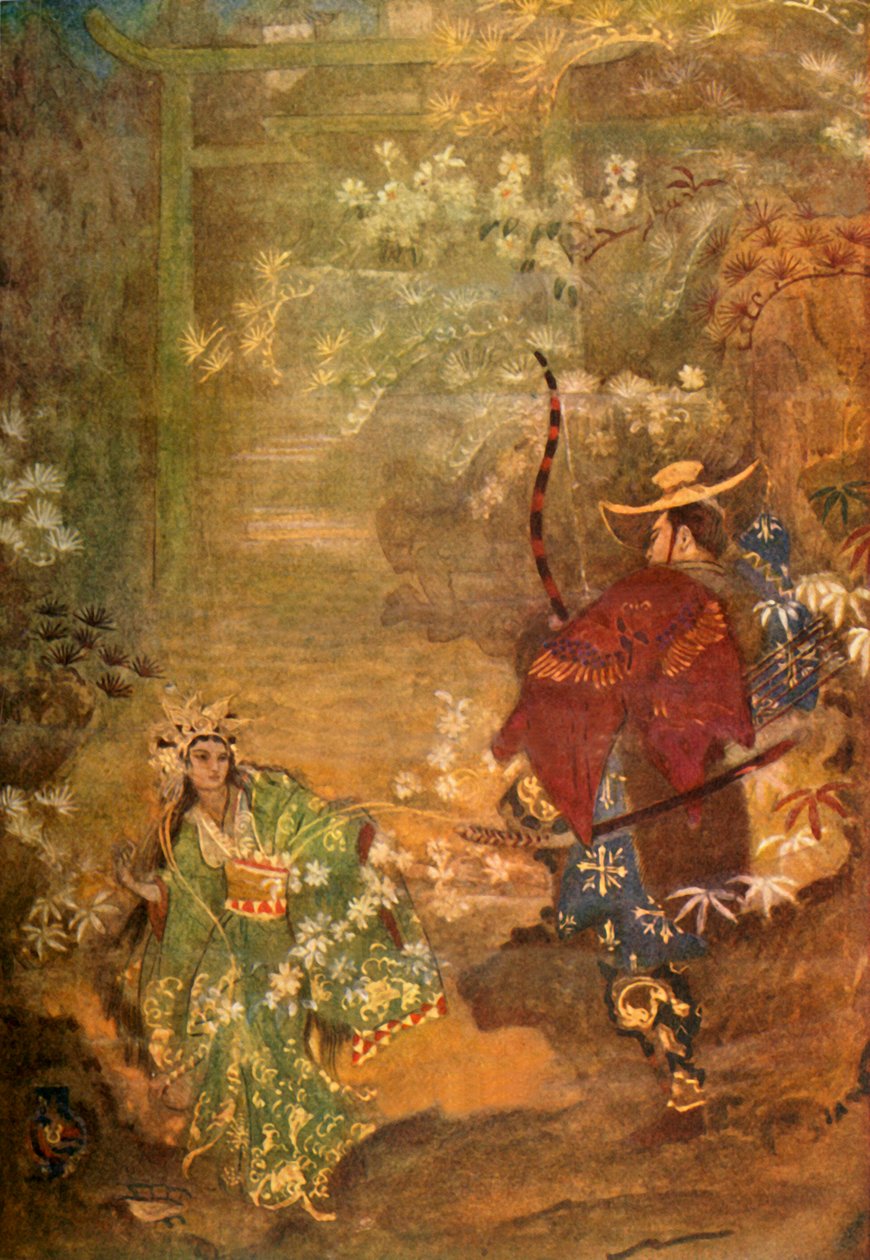 'Hoori og havets guds datter', 1912. av Evelyn Paul