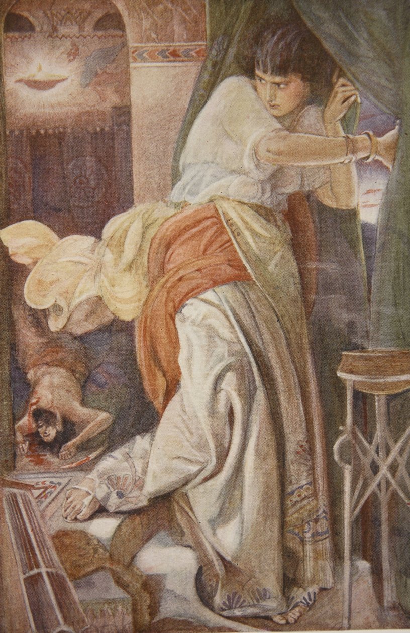 The Murder of Setapo, illustrasjon fra 