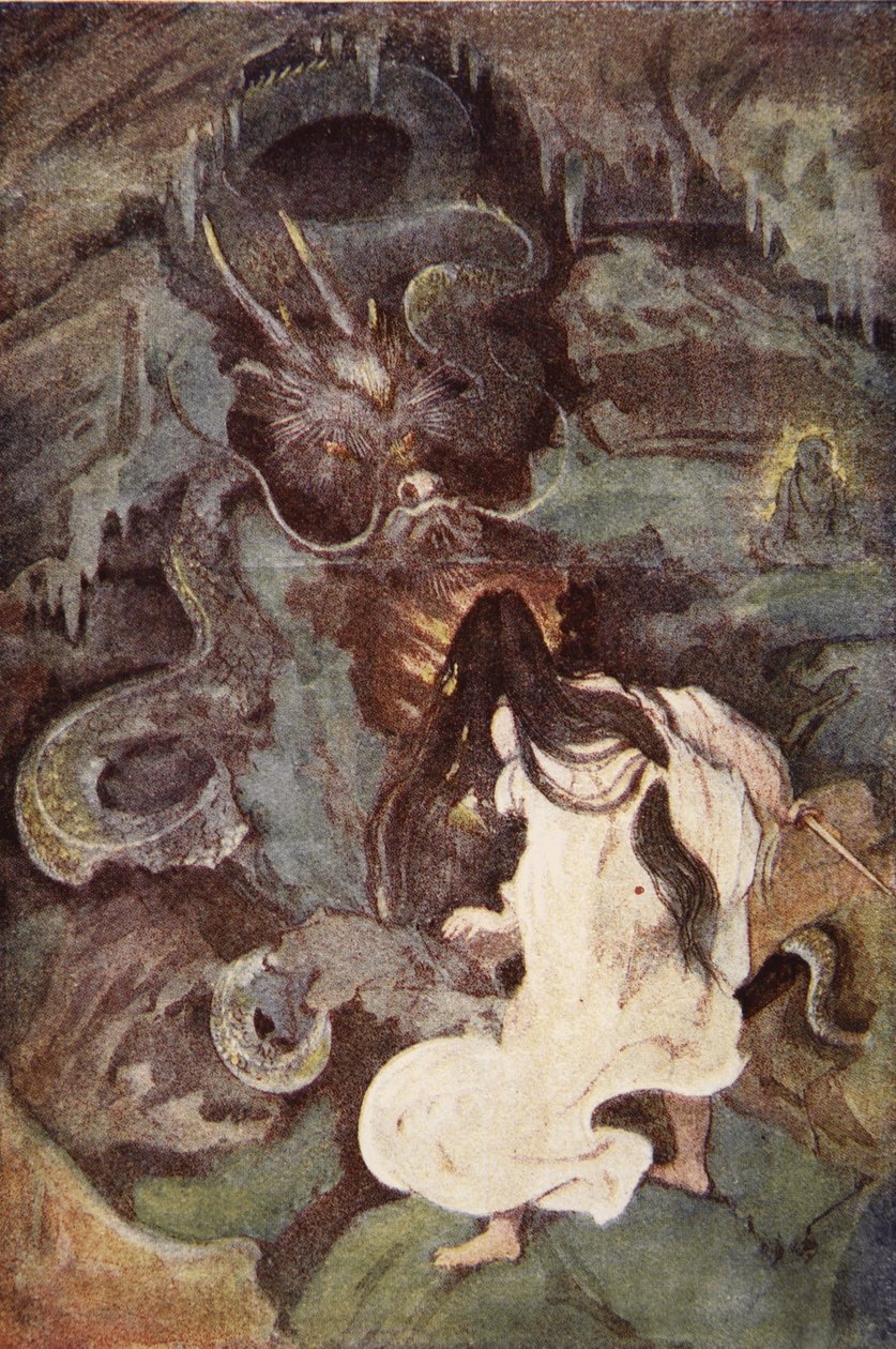Tokoyo and the Sea Serpent, illustrasjon fra 