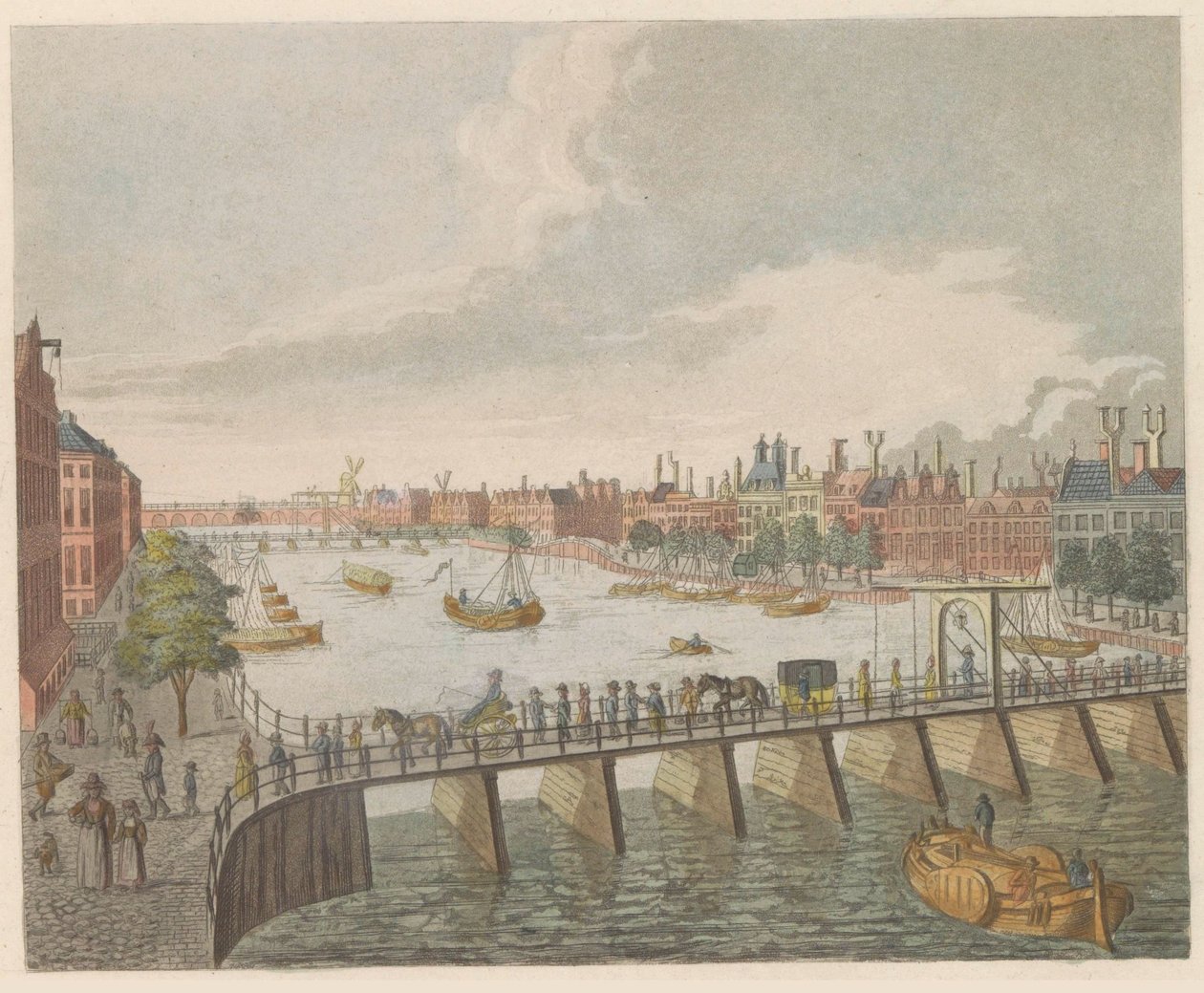 Utsikt over Binnen-Amstel, ca. 1810-1813 Vue de l