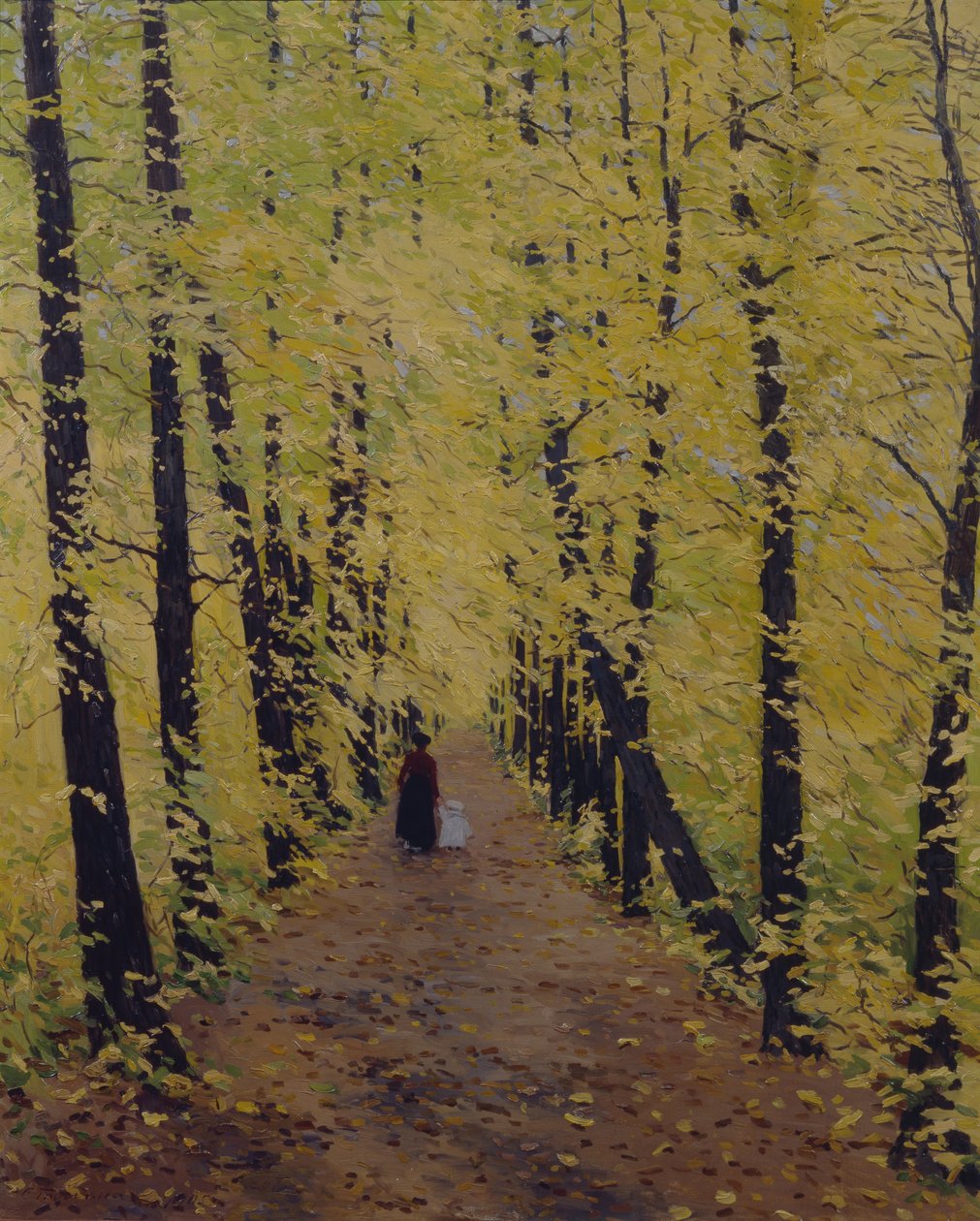 Høsten, 1905 av Evgeni Ivanovich Stolitsa