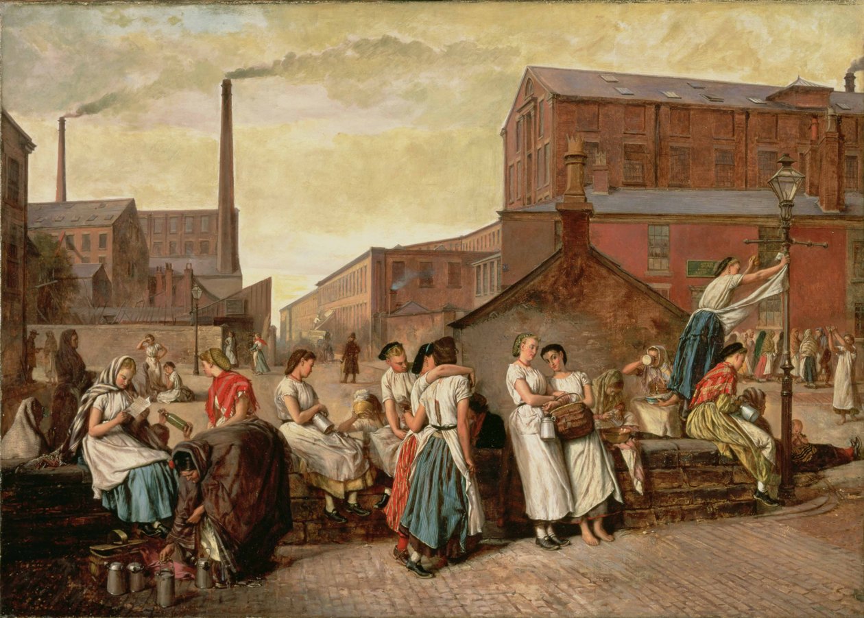 The Dinner Hour, Wigan av Eyre Crowe