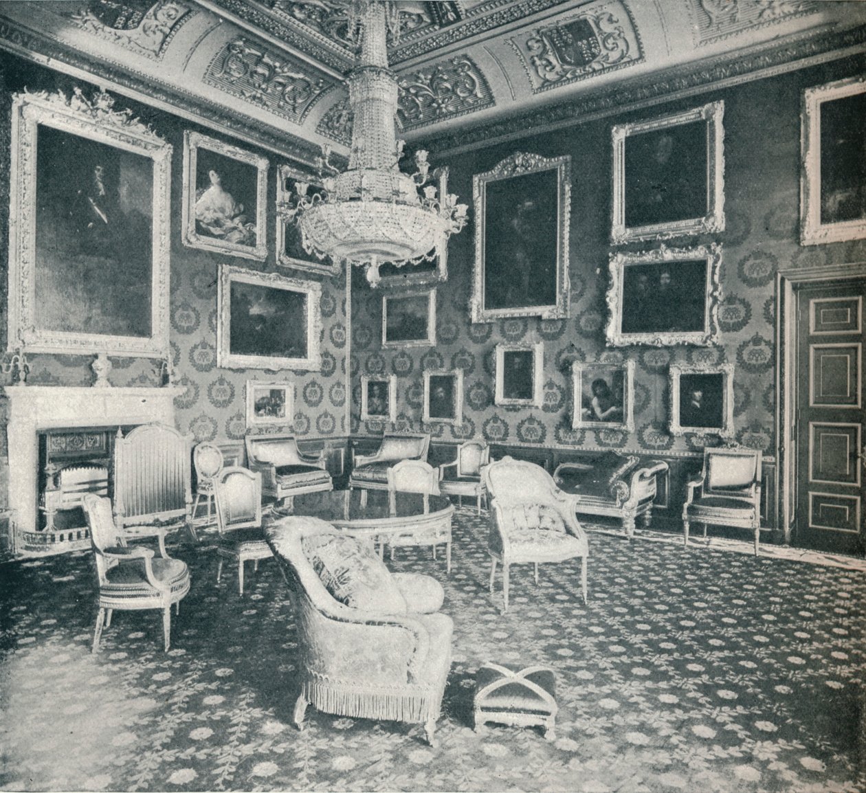 Council Chamber Windsor Castle, c1899, 1901 av Eyre and Spottiswoode