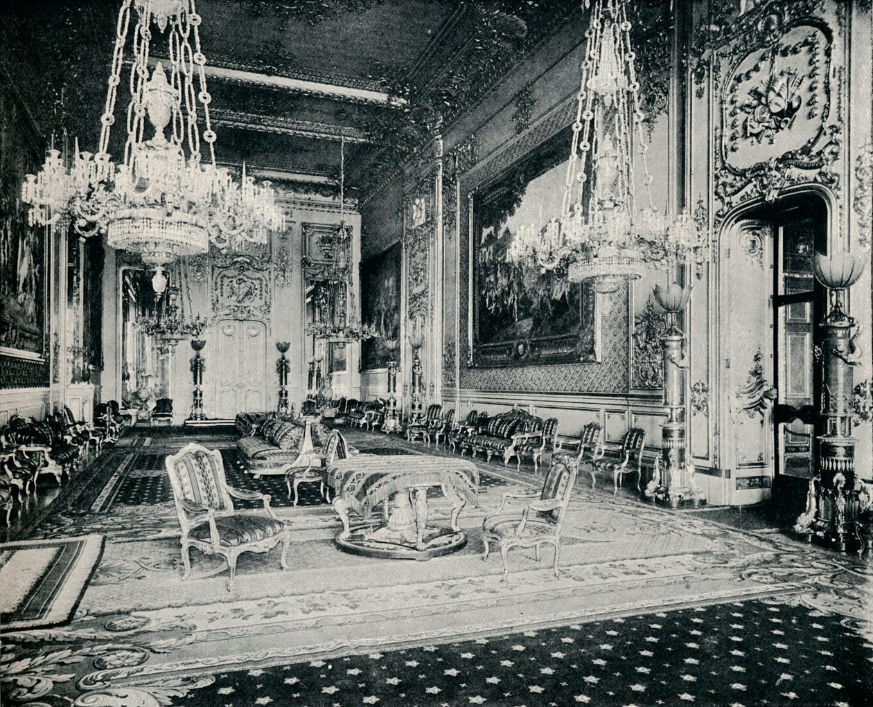 The Grand Reception Room, Windsor Castle, c1899, 1901 av Eyre and Spottiswoode