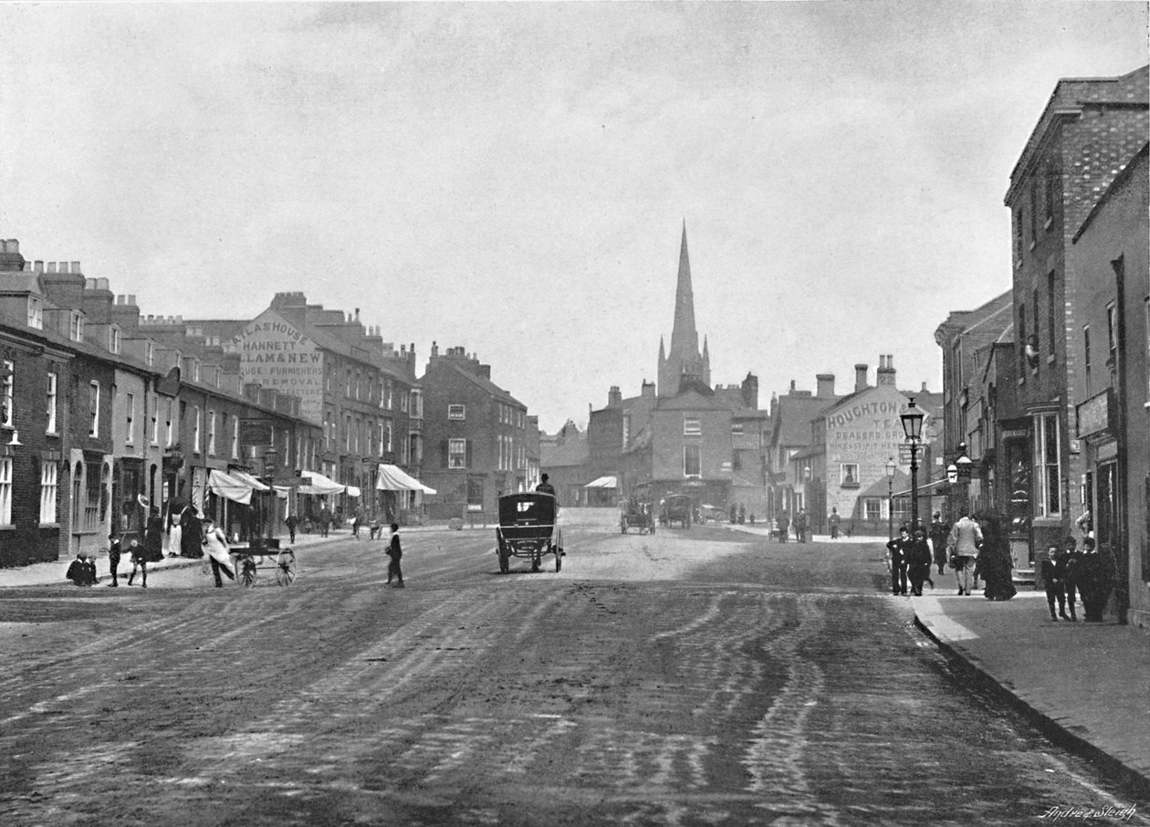 Westgate, Grantham, c1896 av Eyre and Spottiswoode