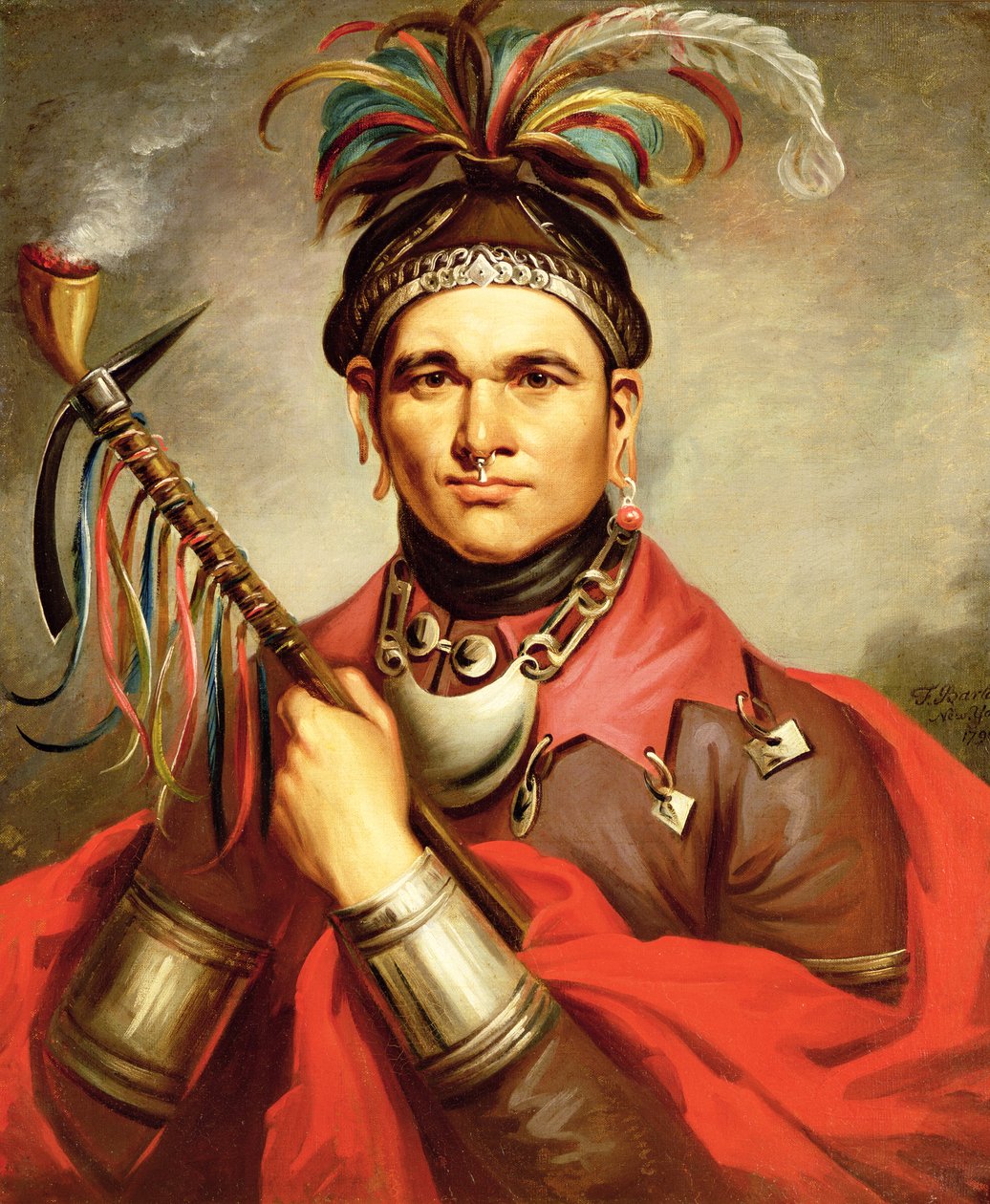 Portrett av Ki-on-twog-ky, 1796 av F. Bartoli
