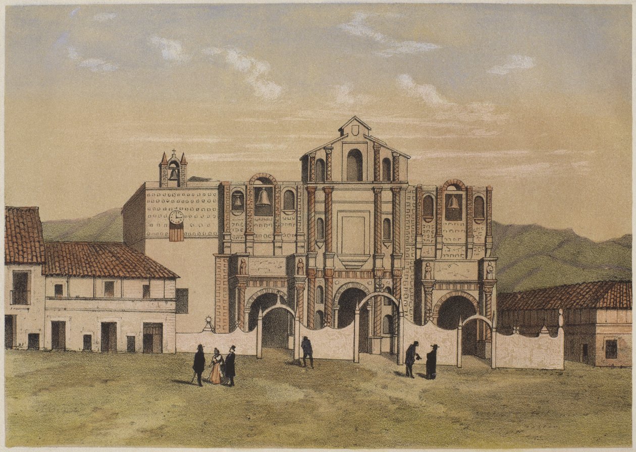 Santa Catalina kirke, Cajamarca, illustrasjon fra 