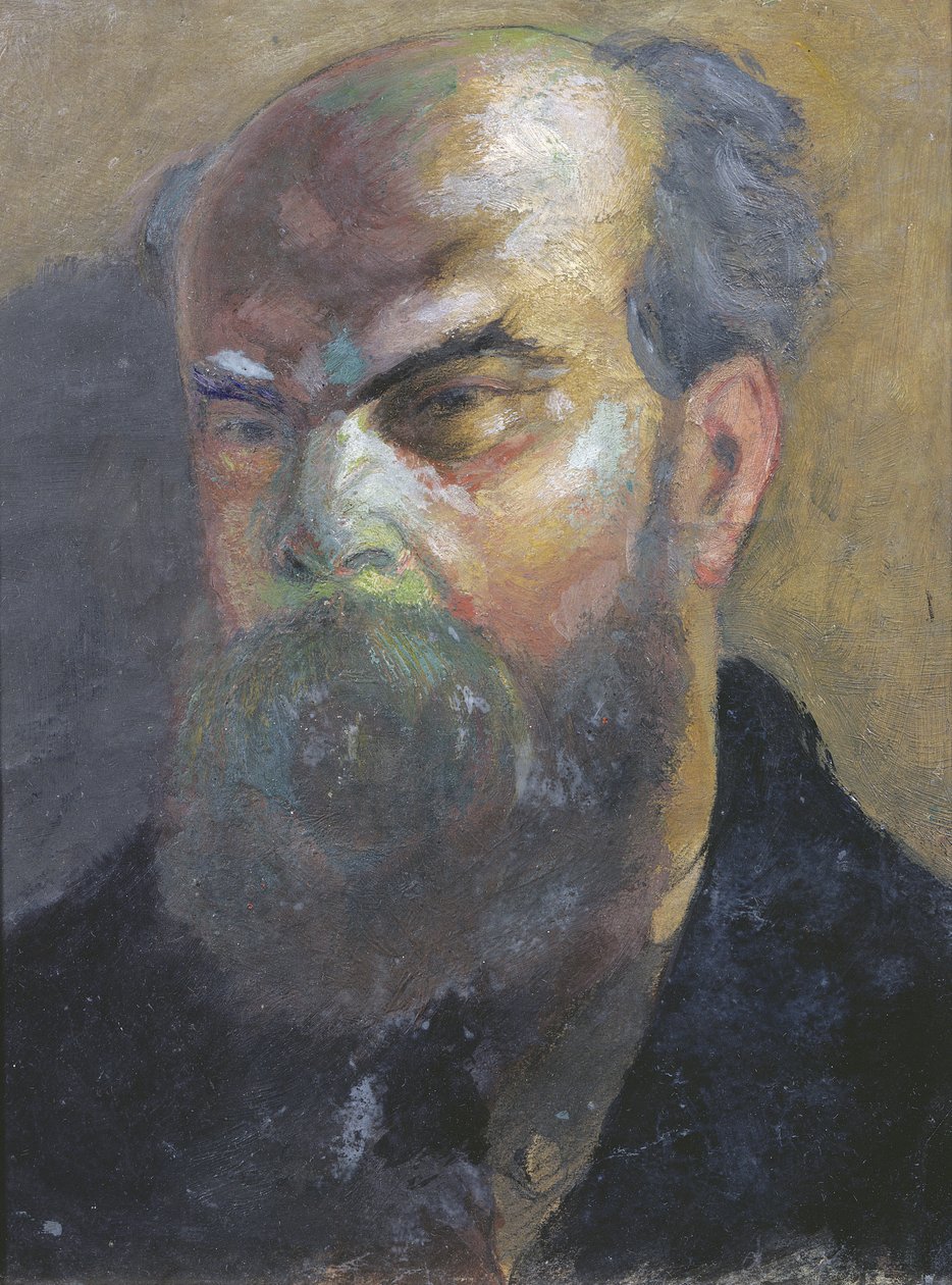 Portrett av Paul Verlaine (1844-96) av F.A. Cazals