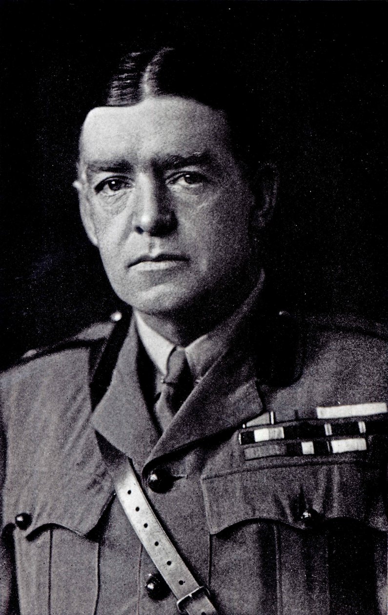 Major Sir Ernest Shackleton, 1918 (bw-bilde) av F.A Swaine