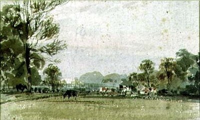 Utsikt over Hyde Park, 1800-tallet av F.J. Collignon