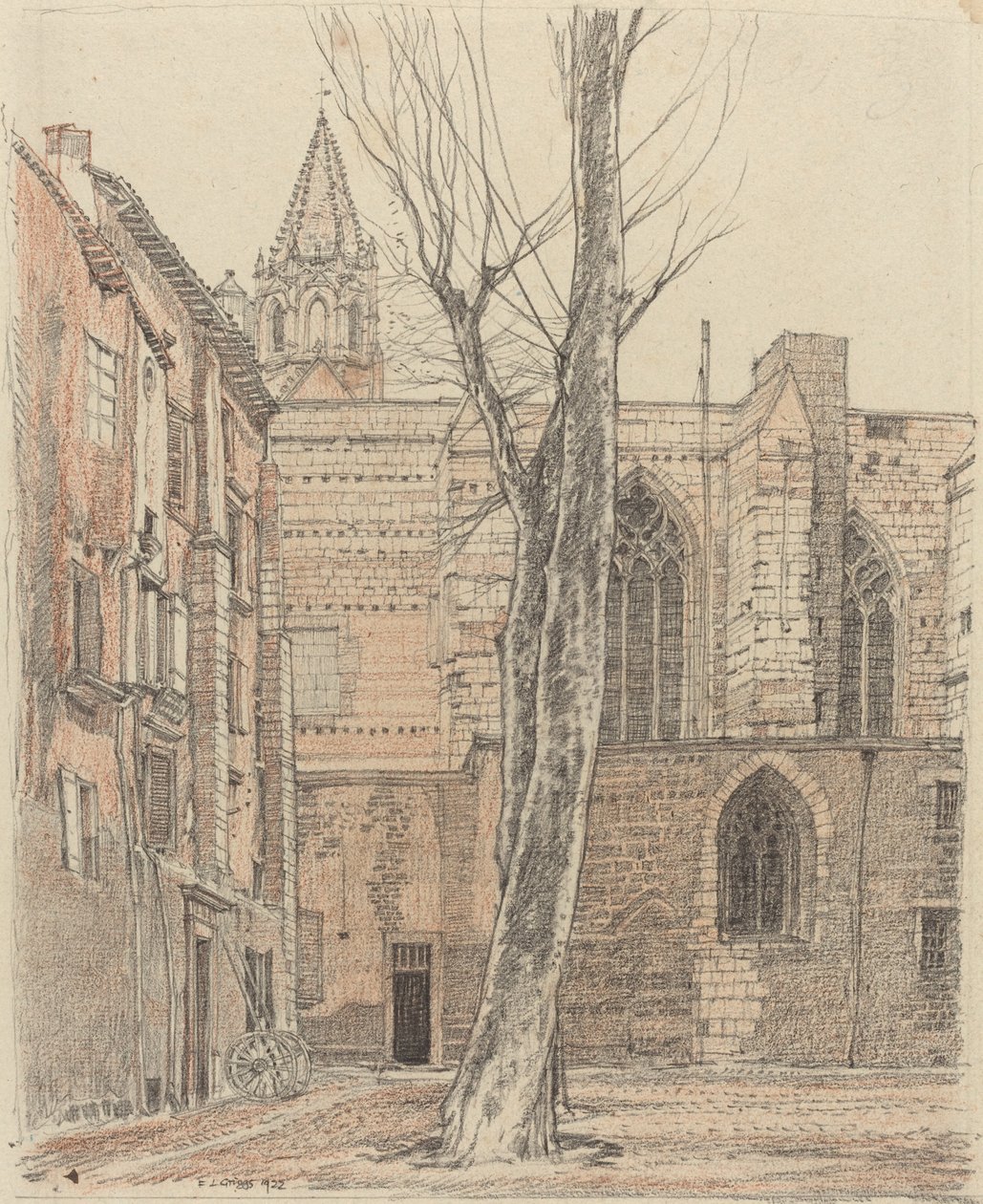 St. Pierre Cloister, Avignon av F.L. Griggs