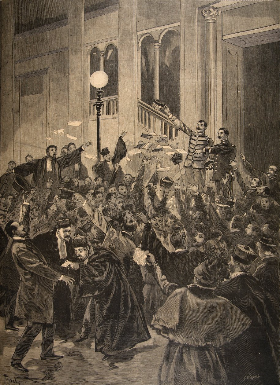 The Verdict of the Zola Affair, illustrasjon fra 