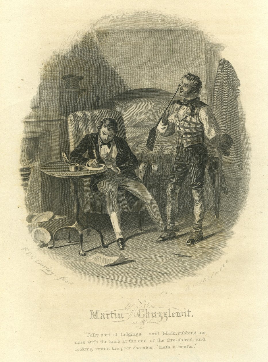 Martin Chuzzlewit: Mark Tapley og Martin Chuzzlewit av F.O.C. and McRae, C. John Darley