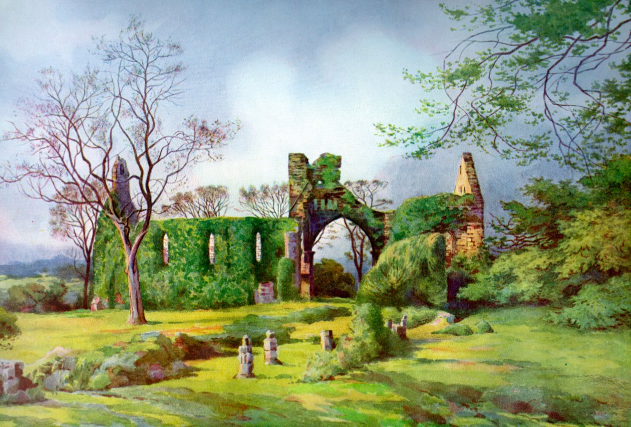 Grey Abbey, County Down, Nord-Irland, 1924-1926. av F. C. Varley