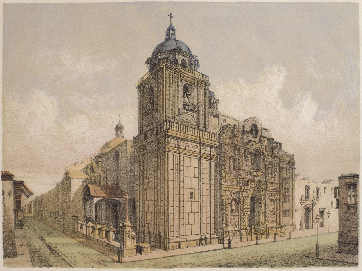 Church of La Merced, Lima, illustrasjon fra 
