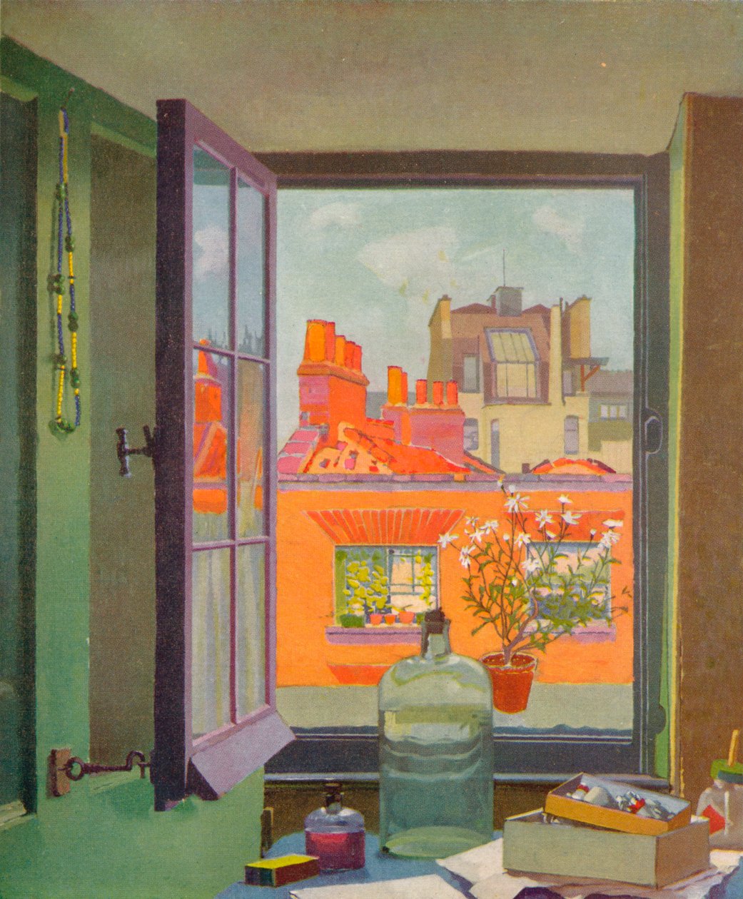 Et vindu i Warren Street, c1922 av F. Gregory Brown