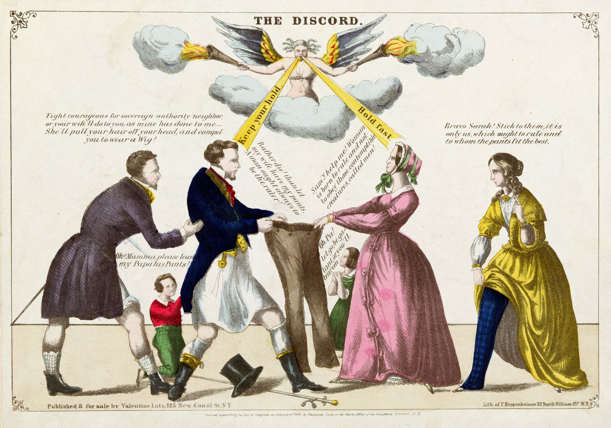 The Discord, 1855 av F. Heppenheimer