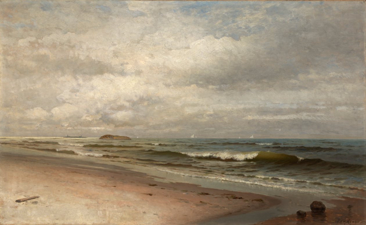 Beach of Bass Rocks, Gloucester, Massachusetts, 1881. av F. K. M. Rehn