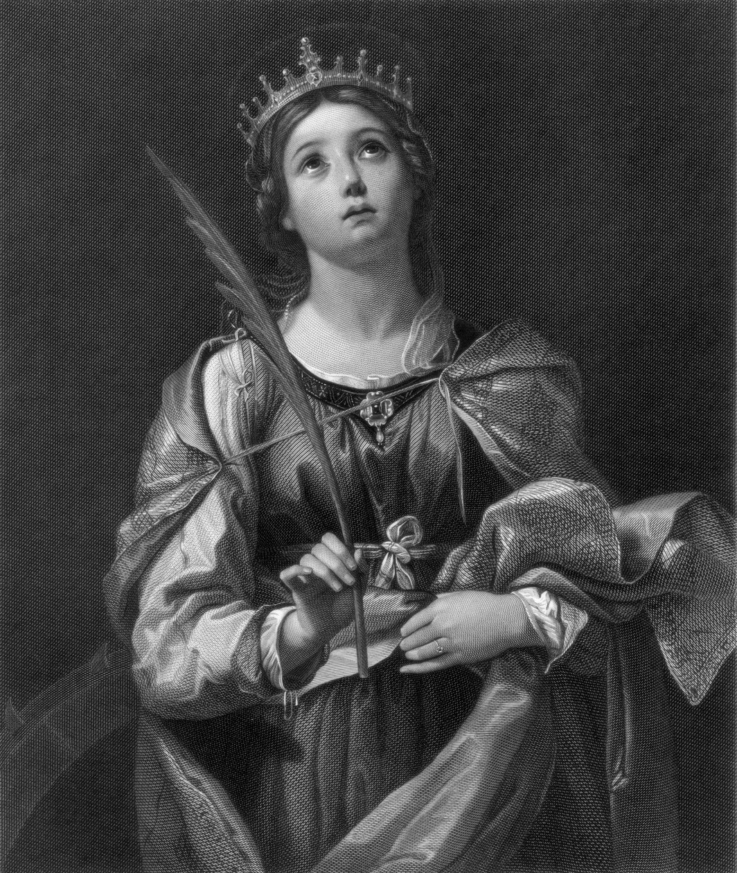 St Catherine, 1800-tallet. av F Knolle