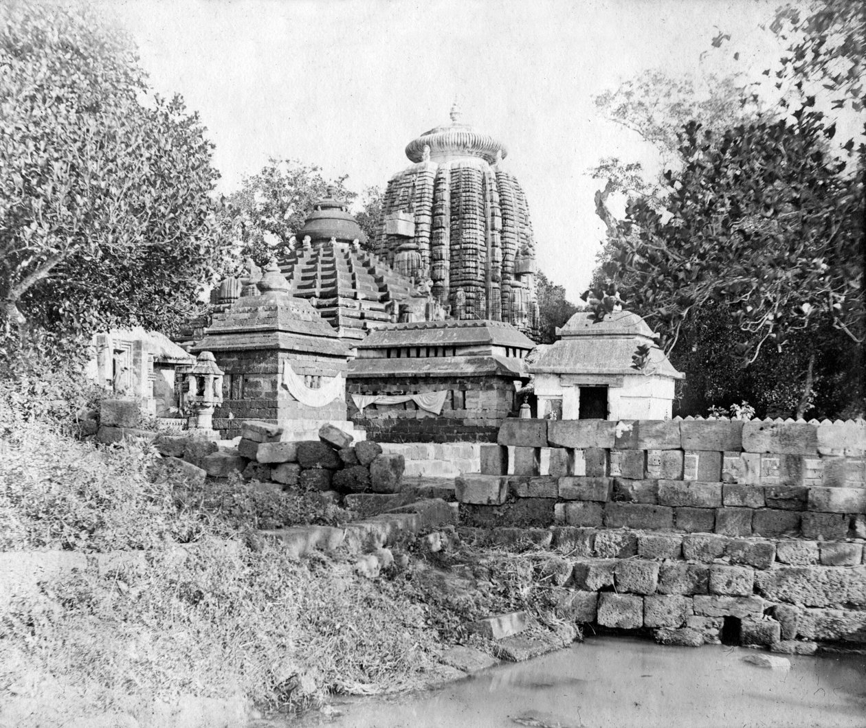 Lingaraj-tempelet, Bhubaneswar, Orissa, India, 1905-1906 av F. L. Peters