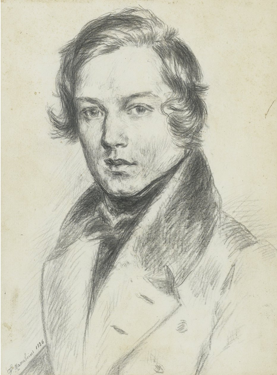 Robert Schumann 1810-1856, 1836 av F. Mannheim
