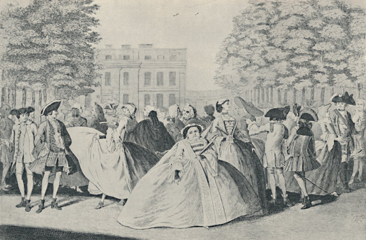 Fasjonabel smak, 1745, 1920 av F. Patton