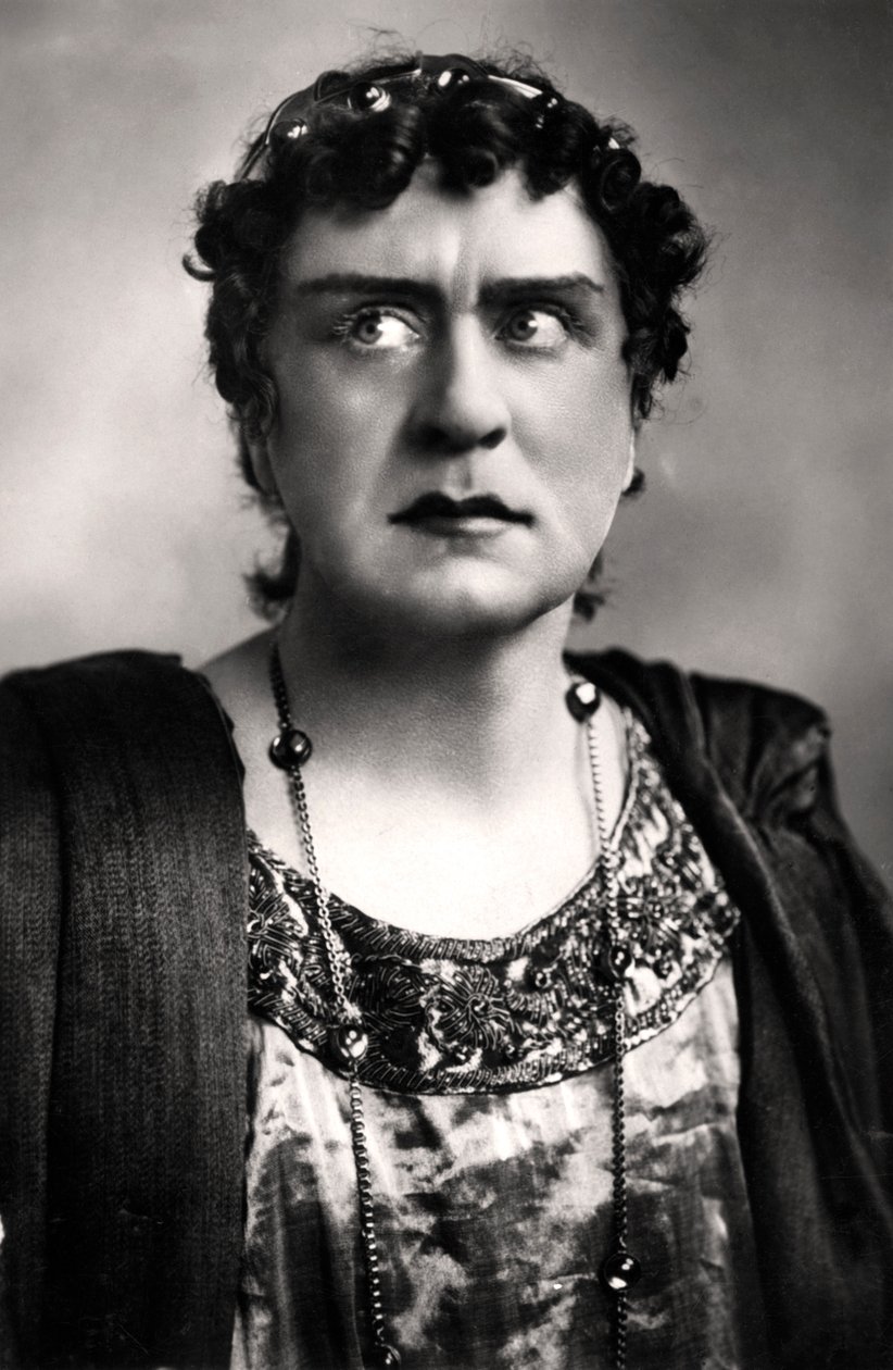 Herbert Beerbohm Tree 1853-1917, engelsk skuespiller, 1906. av F. W. Burford
