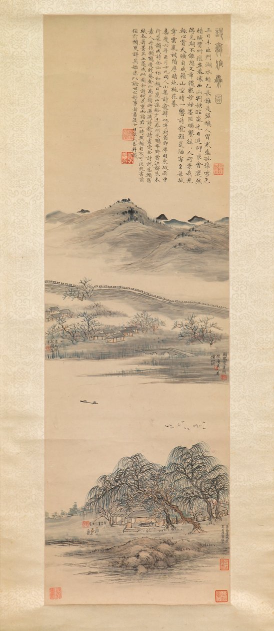 Elegant samling på poesi-nisjen av Fa Shishan et al., Chinese