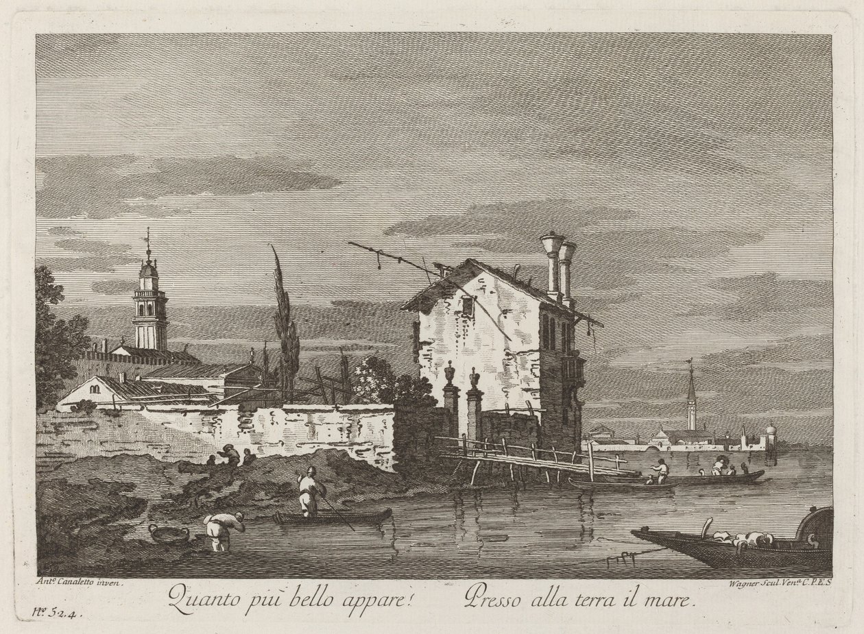 Jo vakrere det ser ut... av Fabio Berardi after Canaletto