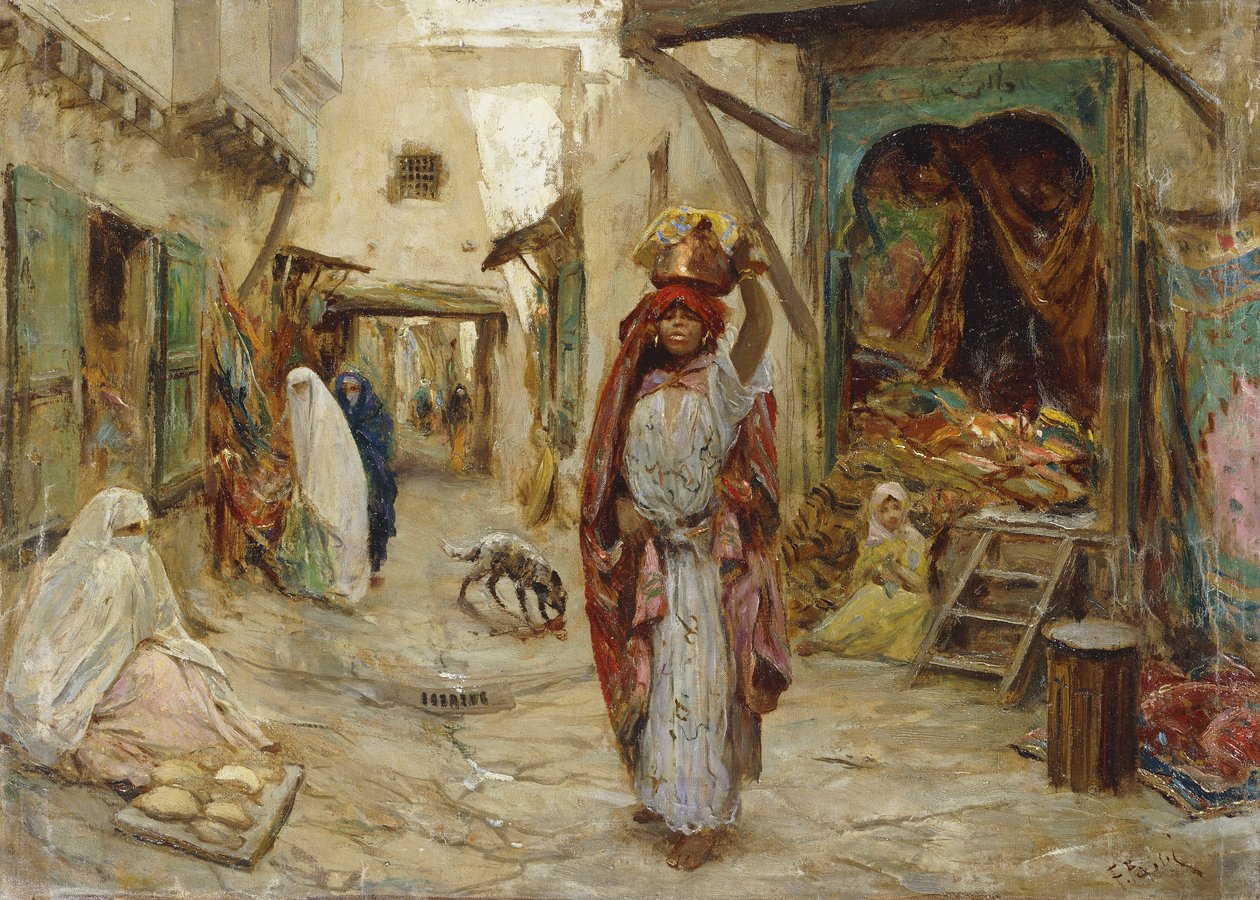 Et arabisk marked av Fabio Fabbi