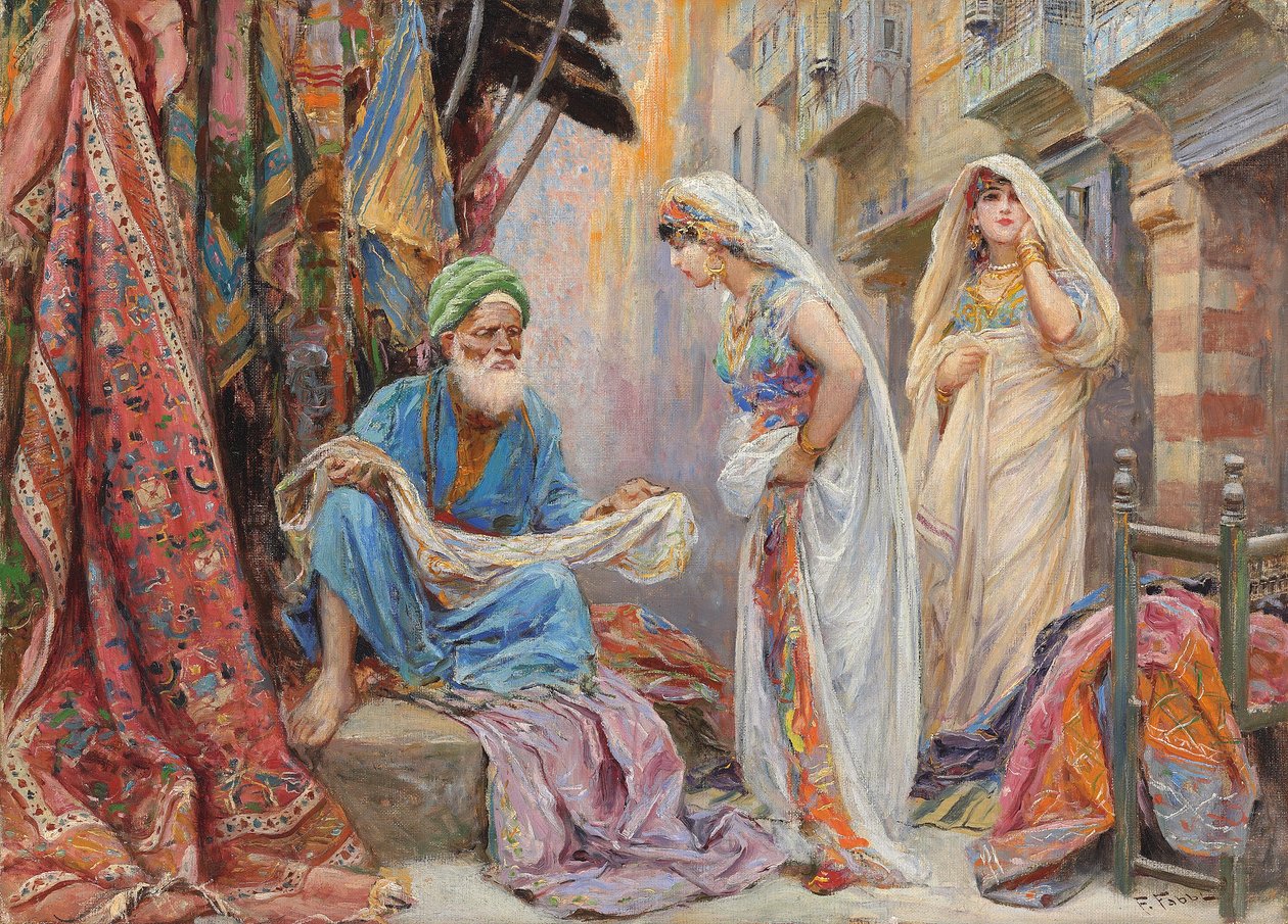Velge silke (olje på lerret) av Fabio Fabbi