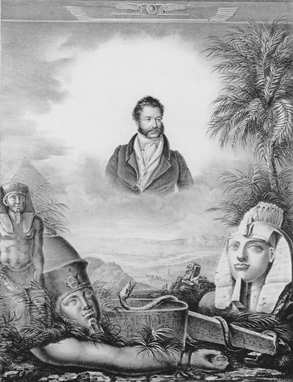 Portrett av Giovanni Battista Belzoni (1778-1823) av Fabroni