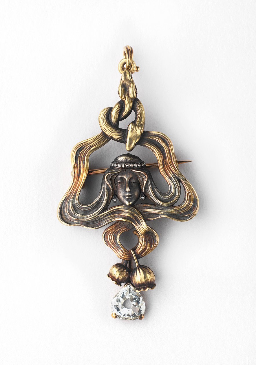 Anheng-brosje, mellom 1899 og 1908 av Factory Fabergé Russian Master
