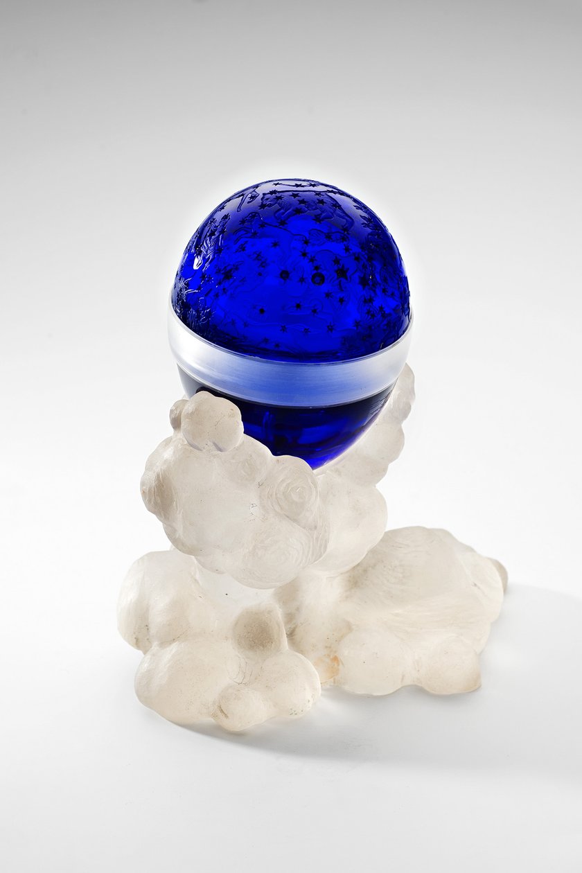 The Constellation Egg, 1917 av Factory Fabergé Russian Master