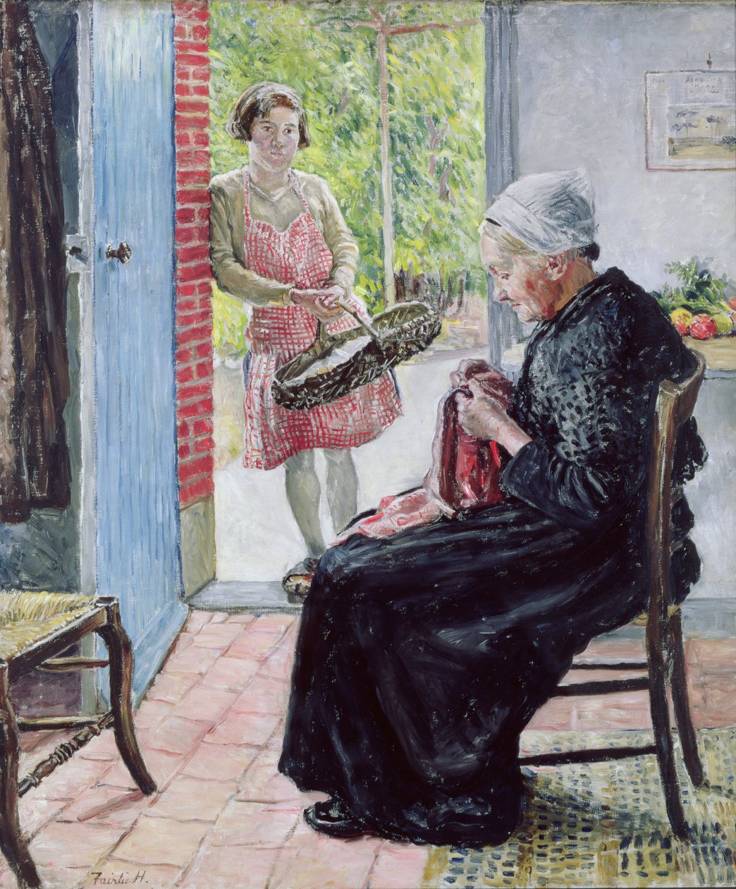 På the Thatched Cottage, 1921 av Fairlie Harmar