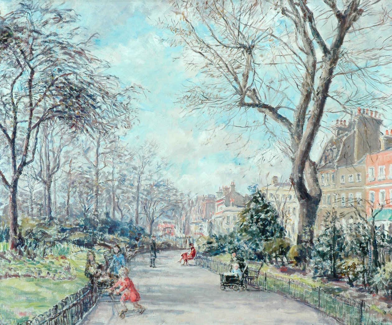 Cheyne Walk Gardens, ca. 1938 av Fairlie Harmar
