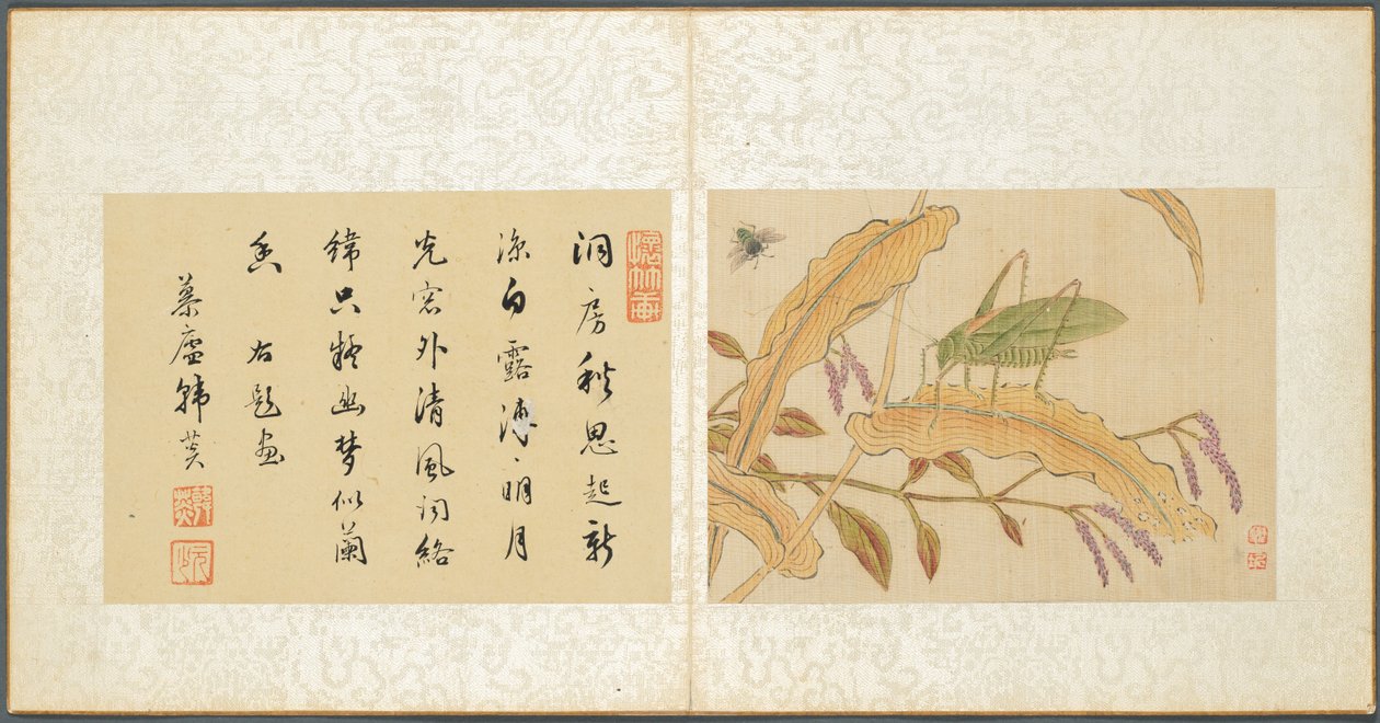 Album med diverse emner, blad 7, 1600-tallet. av Fan Qi