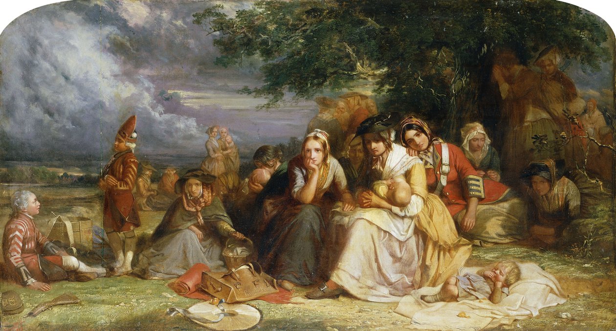 Etter slaget ved Prestonpans, 21. september 1745, 1849 av Fanny McIan
