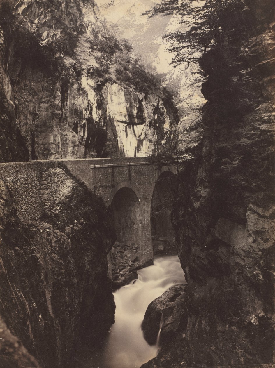 Veien til Eaux-Chaudes, Pyreneene (foran) av Farnham Maxwell Lyte