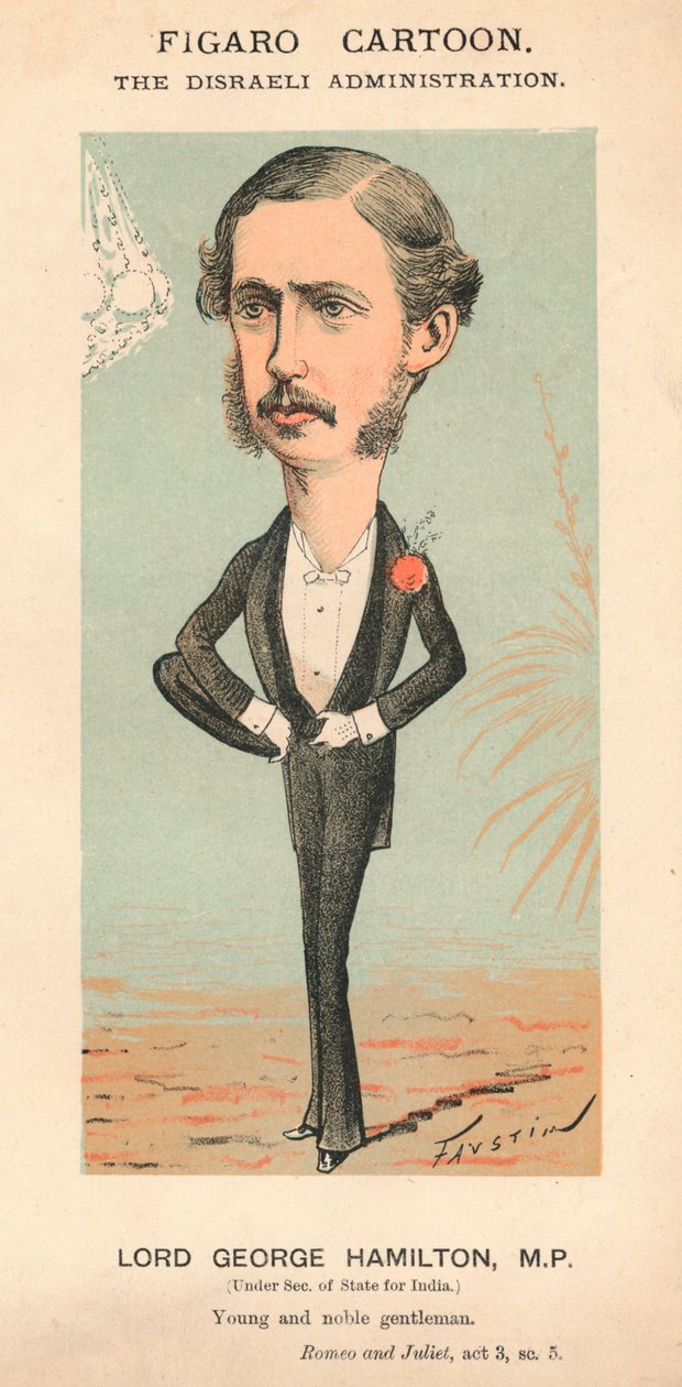Lord George Hamilton, MP, c1870 av Faustin