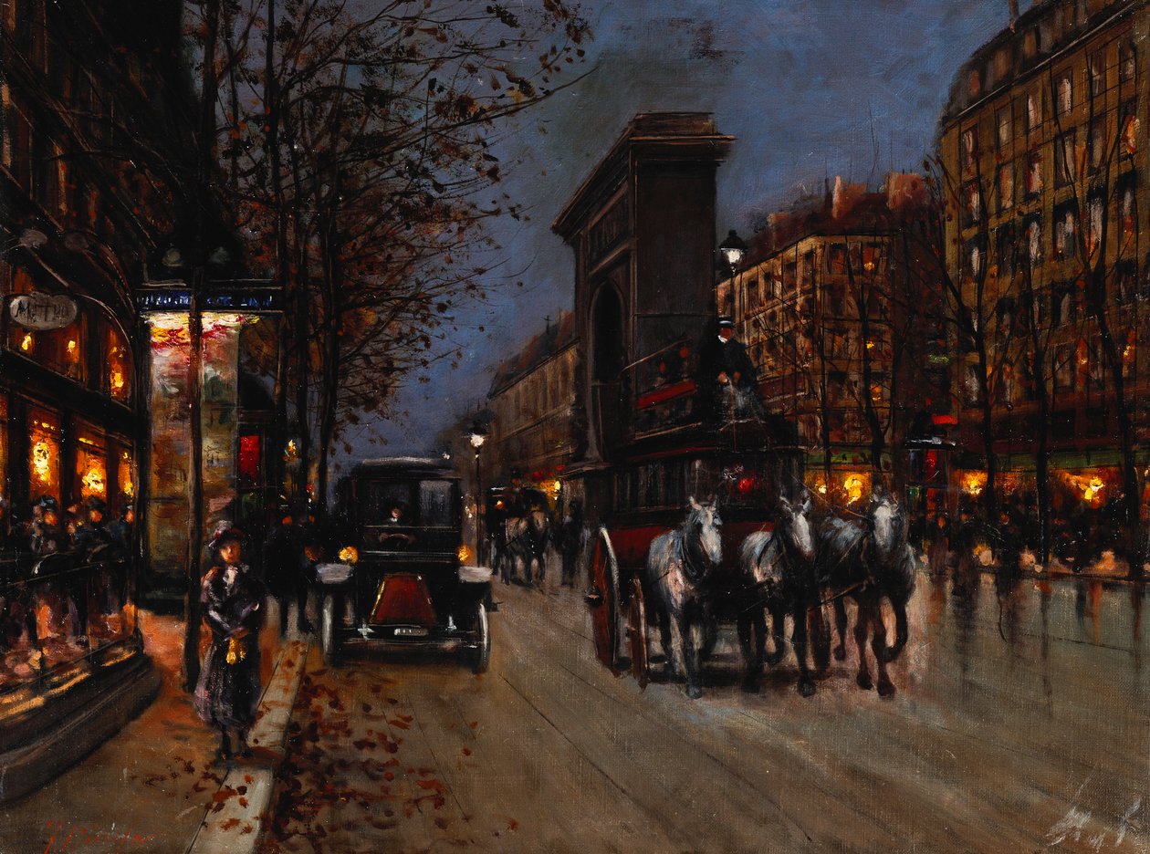 Boulevard St. Denis, Paris av Fausto Giusto